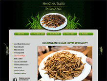Tablet Screenshot of hmyznataliri.cz